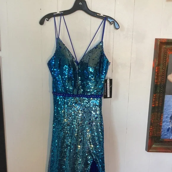 SUPER CUTE BY J.MICHAEL PROM GOWN NWT SIZE 8 GREAT PRICE!!! - Picture 8 of 17
